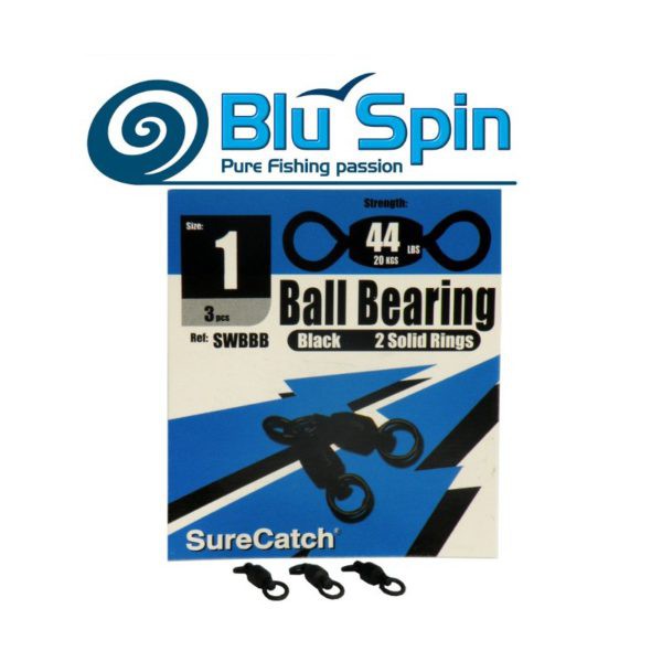 SURE CATCH Hyper Stainless Steel Fishing Solid Ring Ball Bearing Swivel